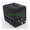 Universal USB plug travel adapter